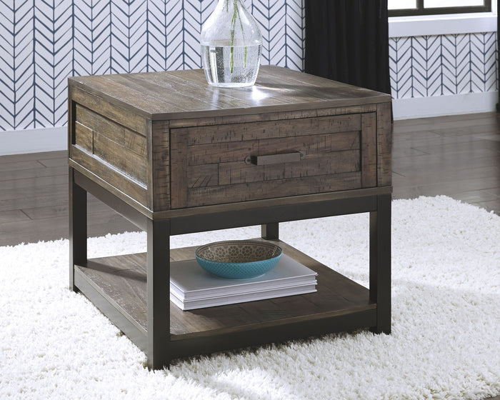 Johurst - Rectangular End Table - Grayish Brown image 3