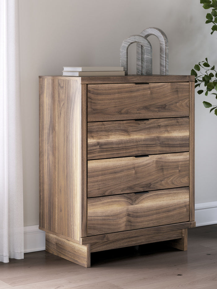 Chirason - Four Drawer Chest - Brown image 2