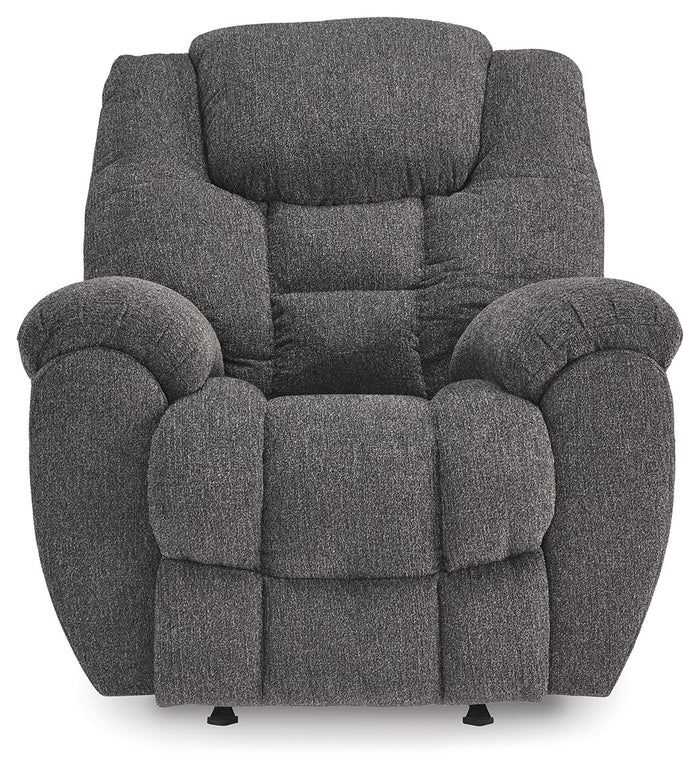 Foreside - Rocker Recliner - Fabric - Charcoal image 2