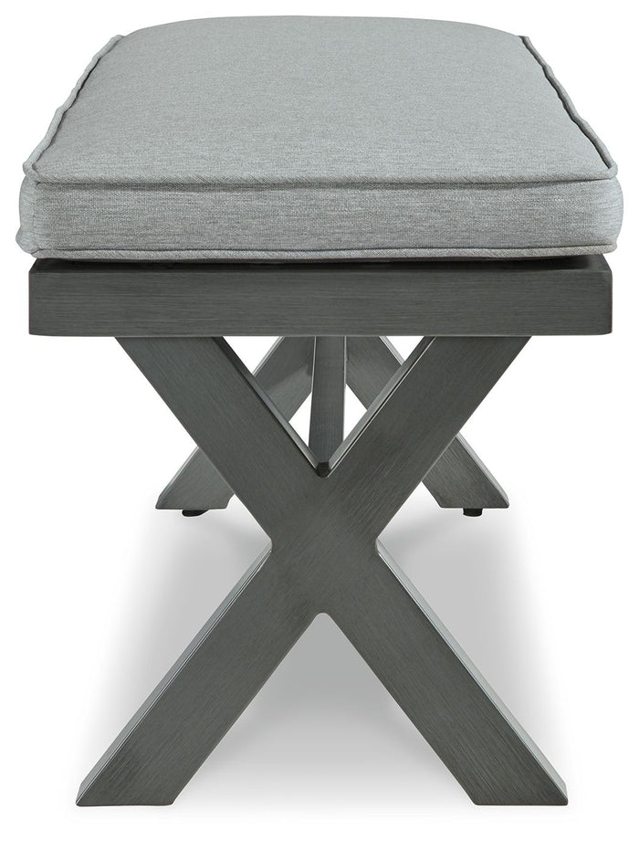Elite Park - Bench With Cushion - Gray image 3