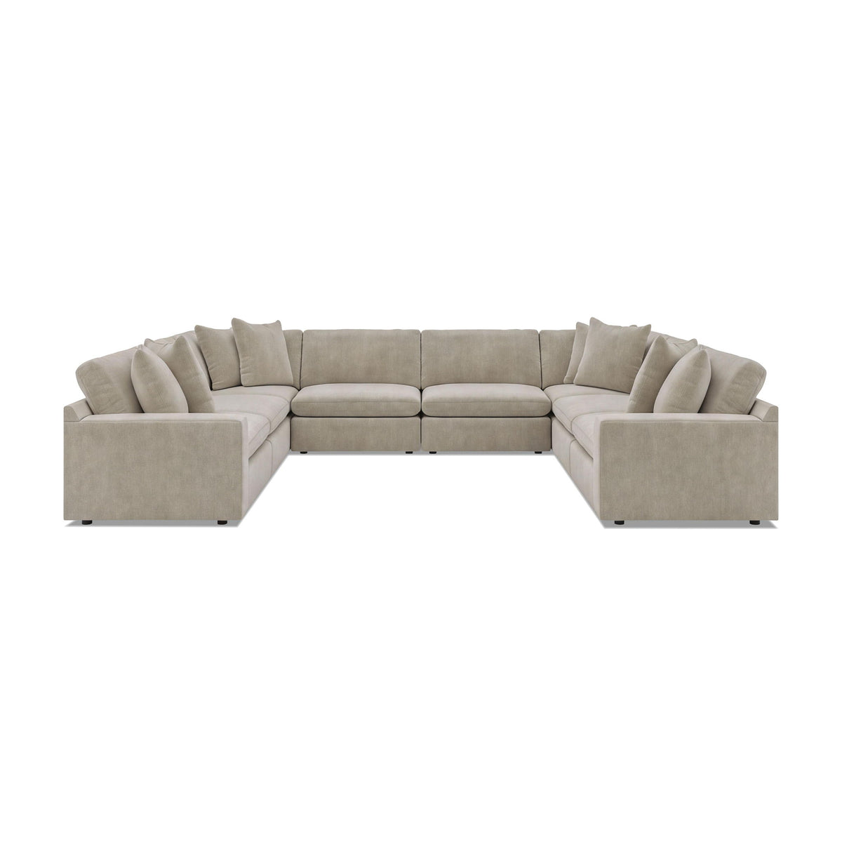 Beige / 8 Pc. Sectional