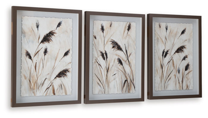 Honslow - Wall Art Set (Set of 3) - Brown / Black / White image 2