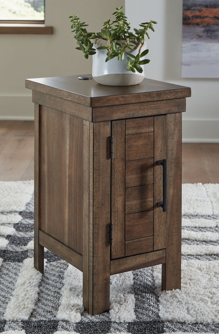 Moriville - Chair Side End Table - Grayish Brown image 3
