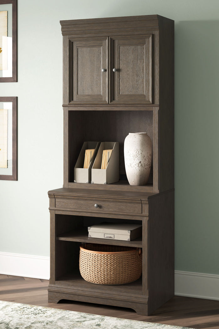 Janismore - Bookcase - Weathered Gray image 3