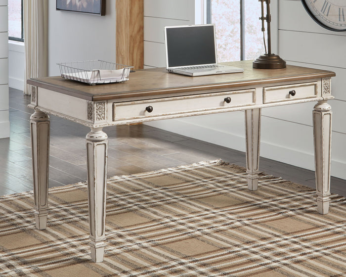 Realyn - Home Office Desk - Light Brown image 3