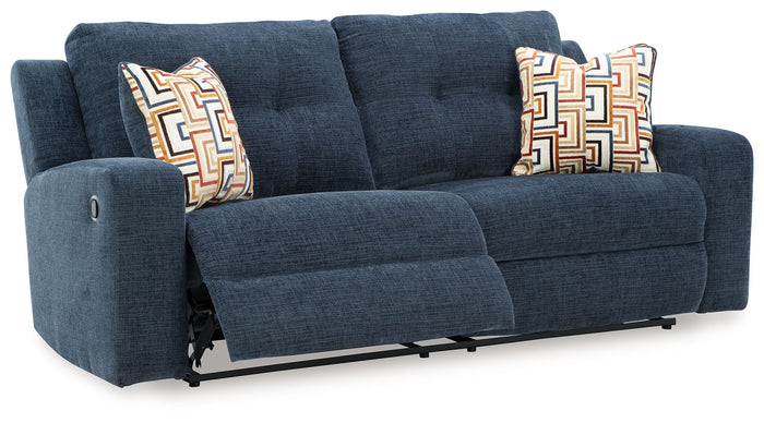 Danum - 2 Seat Reclining Sofa - Fabric - Ink image 3