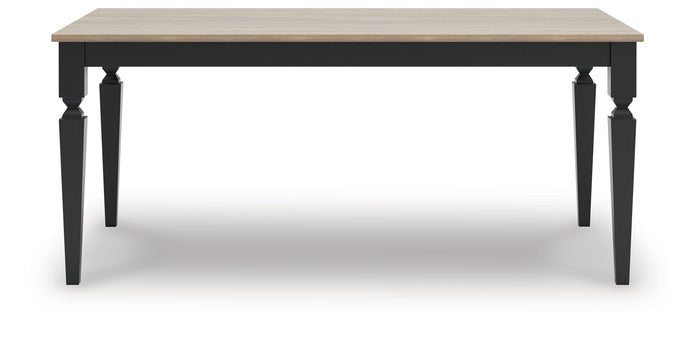 Brenkerton - Rectangular Dining Room Table - Grayish Brown / Black image 2