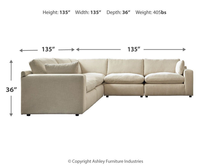 Elyza - 5 Piece Sectional image 4