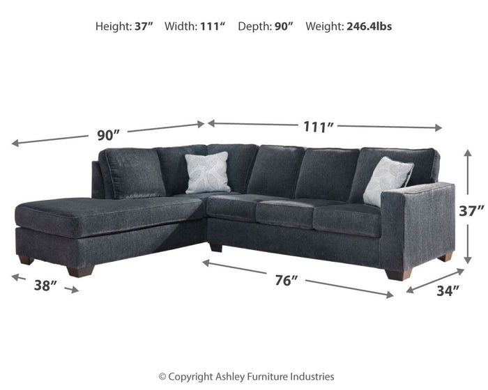 Altari - Sectional With Chaise image 5