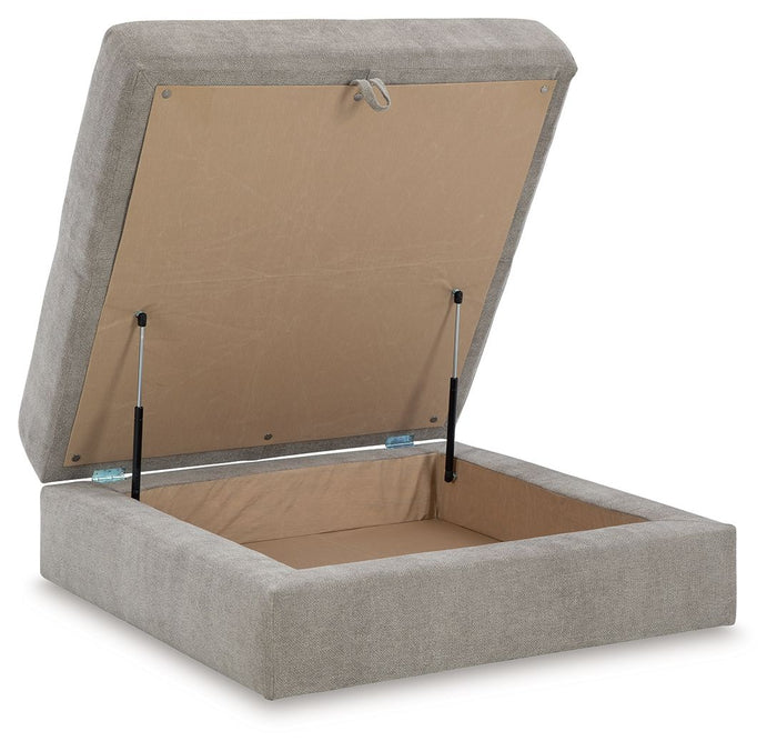 Aslan Court - Ottoman With Storage - Pebble image 3