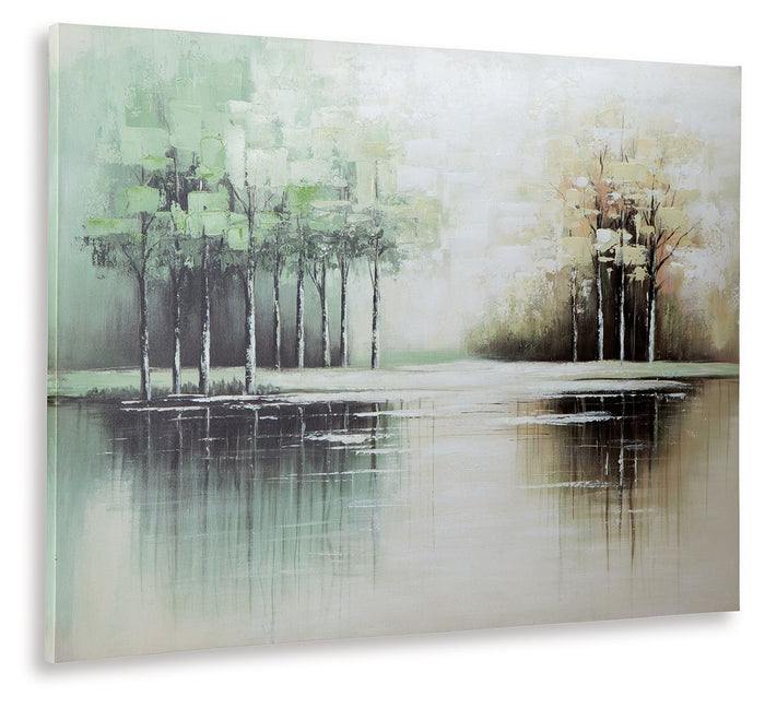 Garlenridge - Wall Art - Green / Tan / White image 2