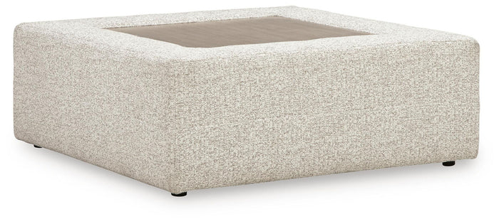 Ashbourne Estate - Oversized Accent Ottoman - Snowstone image 1