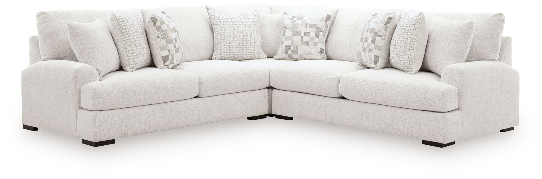 White / 3 Pc. Sectional
