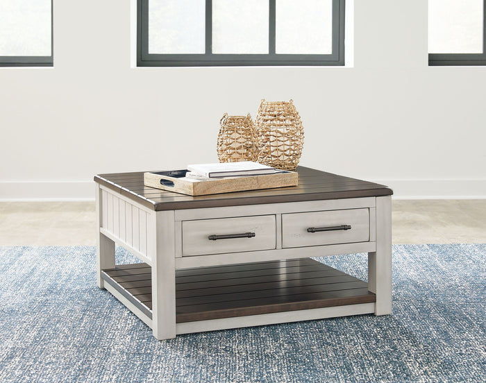 Darborn - Lift Top Cocktail Table - Gray / Brown image 2