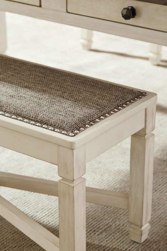 Bolanburg - Large UPH Dining Room Bench - Beige image 2