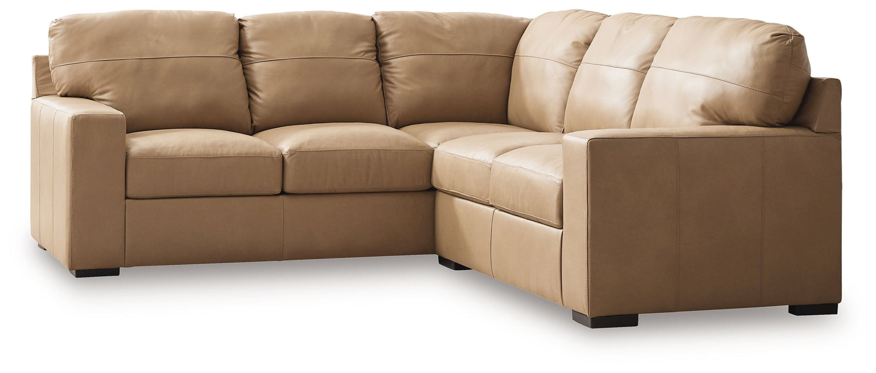 Light Brown / 2 Pc. Right Arm Facing Loveseat Sectional