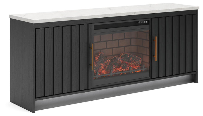 Cadmori - TV Stand With Fireplace Option image 6