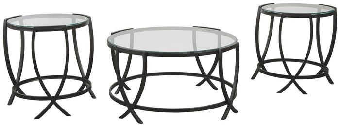 Tarrin - Occasional Table Set (Set of 3) - Black image 1