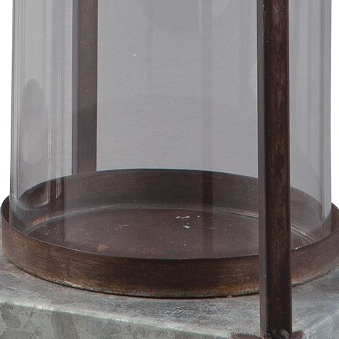 Diedrick - Lantern Set (Set of 2) - Gray / Black image 2