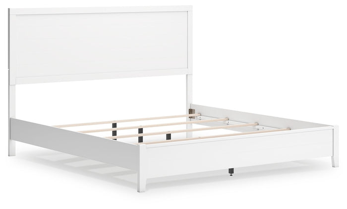 Binterglen - King Panel Bed - White image 2