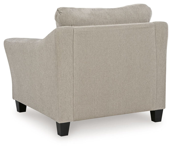 Willarae - 2 Pc. - Chair And A Half, Ottoman - Taupe image 4
