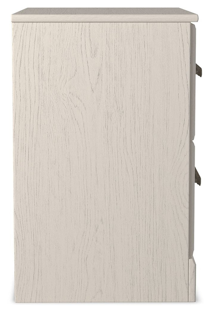 Stelsie - Two Drawer Night Stand - White image 2