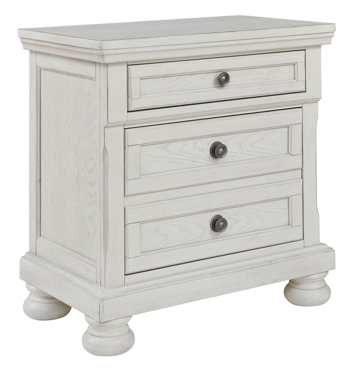 Robbinsdale - Two Drawer Night Stand - Antique White image 1