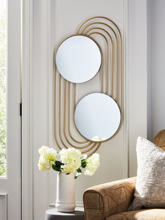 Warrenley - Accent Mirror - Gold Finish image 2