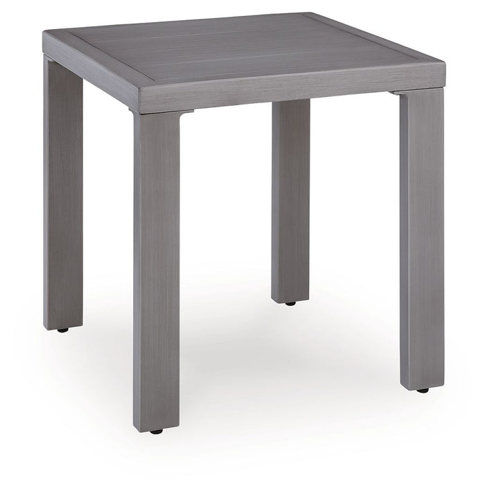 Half Moon Beach - Square End Table - Gray image 1