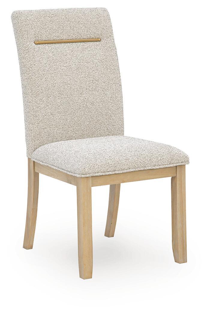 Lasinger - Dining Upholstered Side Chair (Set of 2) - Light Brown image 3