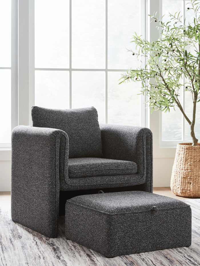 Vreni - Accent Chair - Charcoal / Black image 2