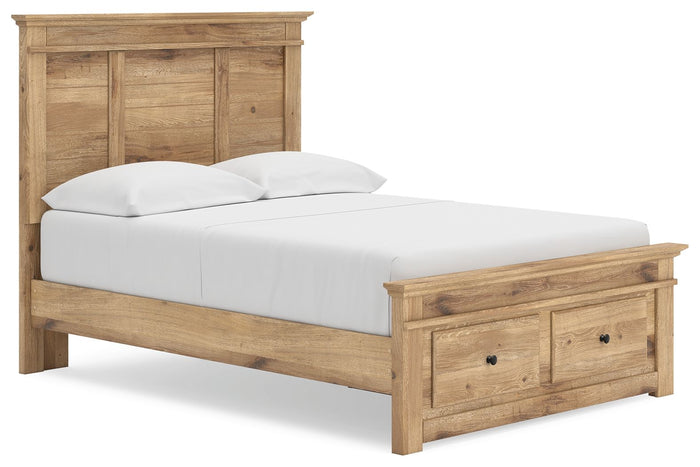 Makidern - Panel Storage Bed With Storage Footboard image 3