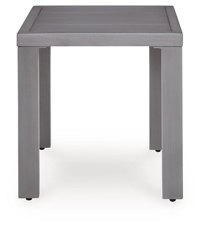 Half Moon Beach - Square End Table - Gray image 3
