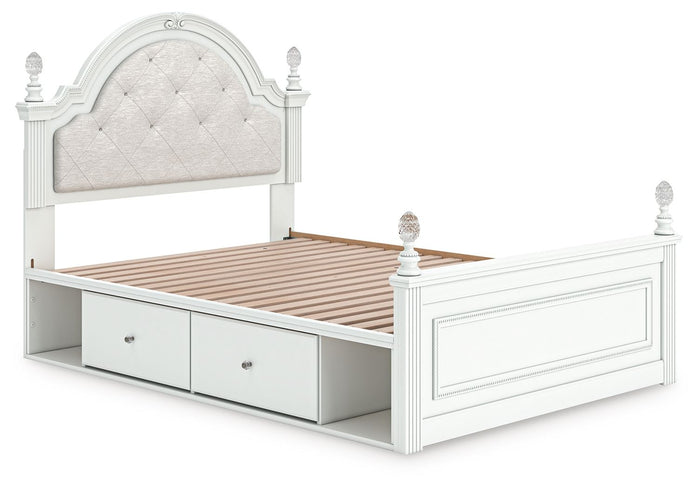 Kozlani - Upholstered Panel Storage Bed image 2