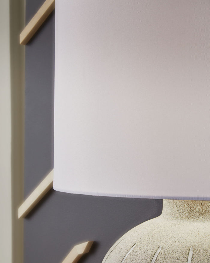 Calbert - Poly Table Lamp - Warm Gray image 3