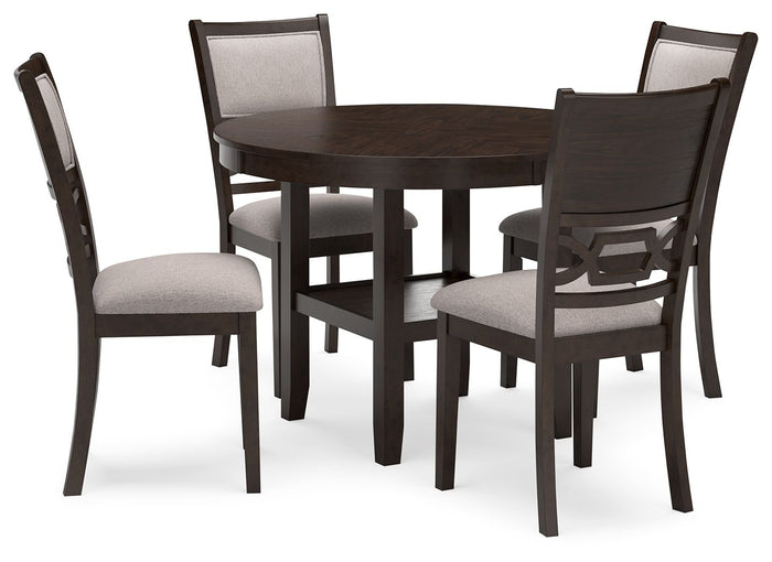 Langwest - Dining Room Table Set (Set of 5) - Brown image 1