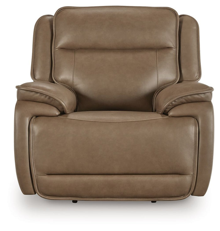 Glencroft - Power Recliner / Adjustable Headrest - Sahara image 3