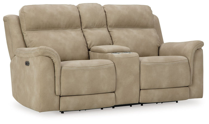 Next-Gen Durapella - Reclining Power Loveseat With Console image 2