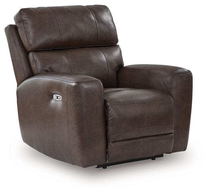 Crossplex - Power Recliner / Adjustable Headrest - Smoke image 1