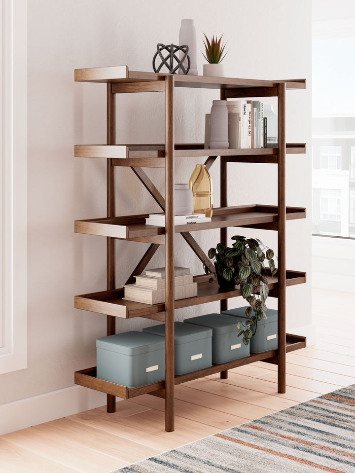 Lyncott - Bookcase - Brown image 3