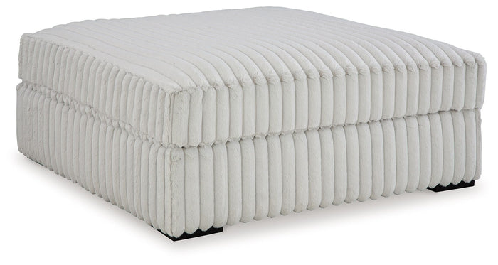 Stupendous - Oversized Accent Ottoman - Alloy image 1