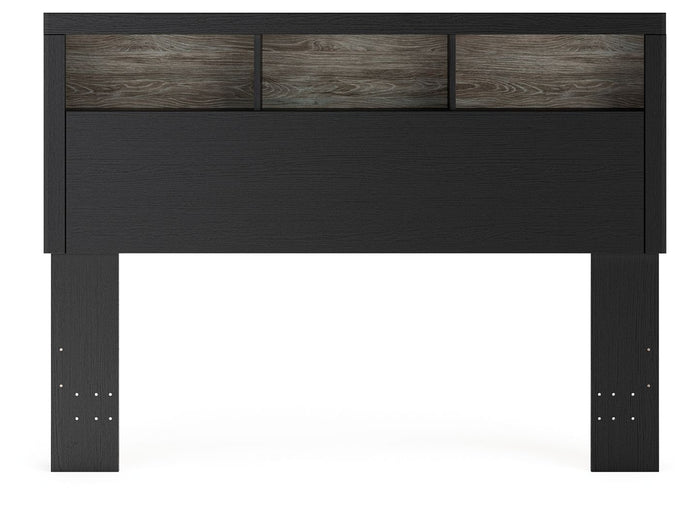 Broachmyn - Lighted Bookcase Headboard image 2