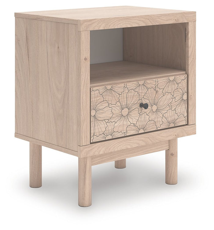 Arloster - One Drawer Night Stand - Tan image 1