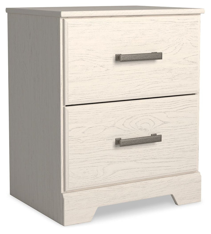 Stelsie - Two Drawer Night Stand - White image 1