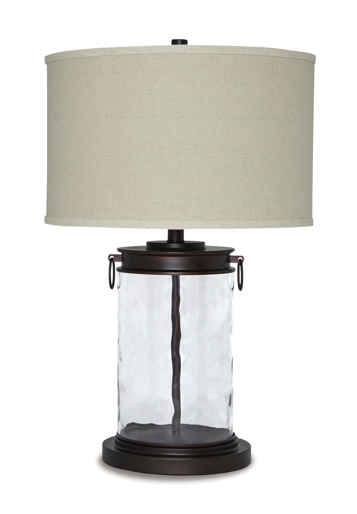 Tailynn - Glass Table Lamp  - Clear / Bronze Finish image 1