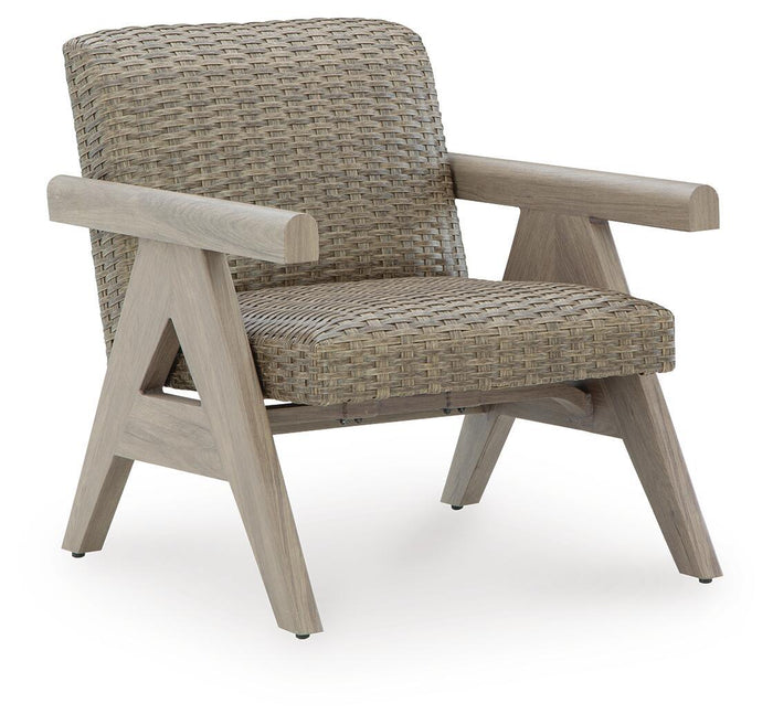 Cliff Trails - Rocking Lounge Chair - Beige image 1