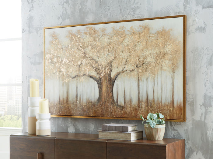 Dalewick - Wall Art - Brown / Gray / Gold Finish image 3