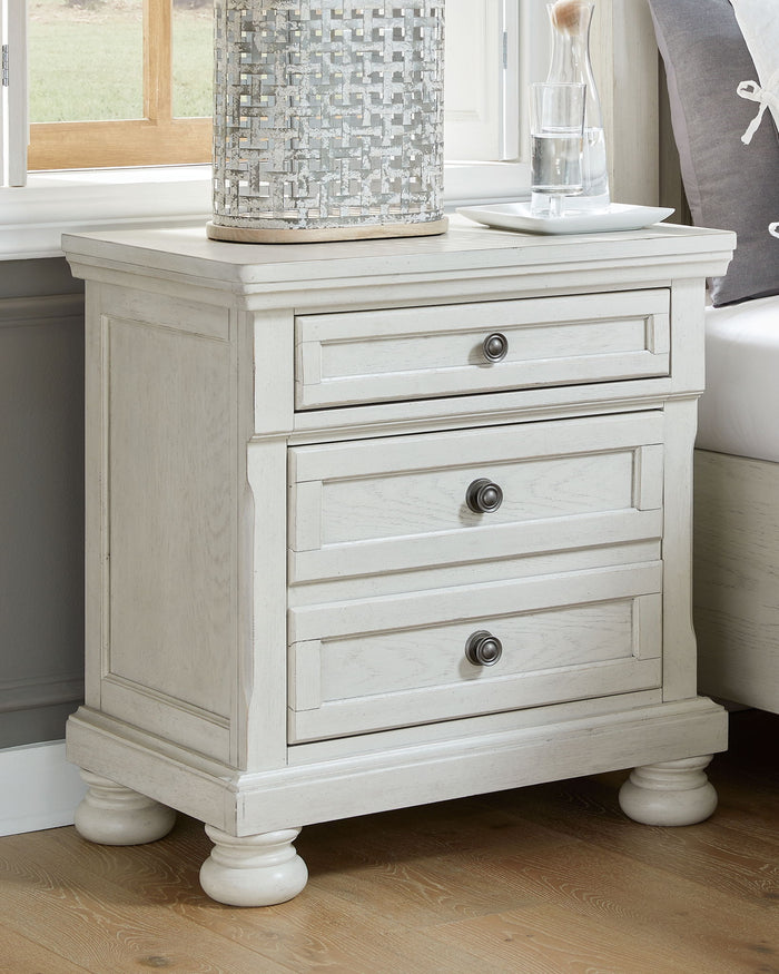 Robbinsdale - Two Drawer Night Stand - Antique White image 4