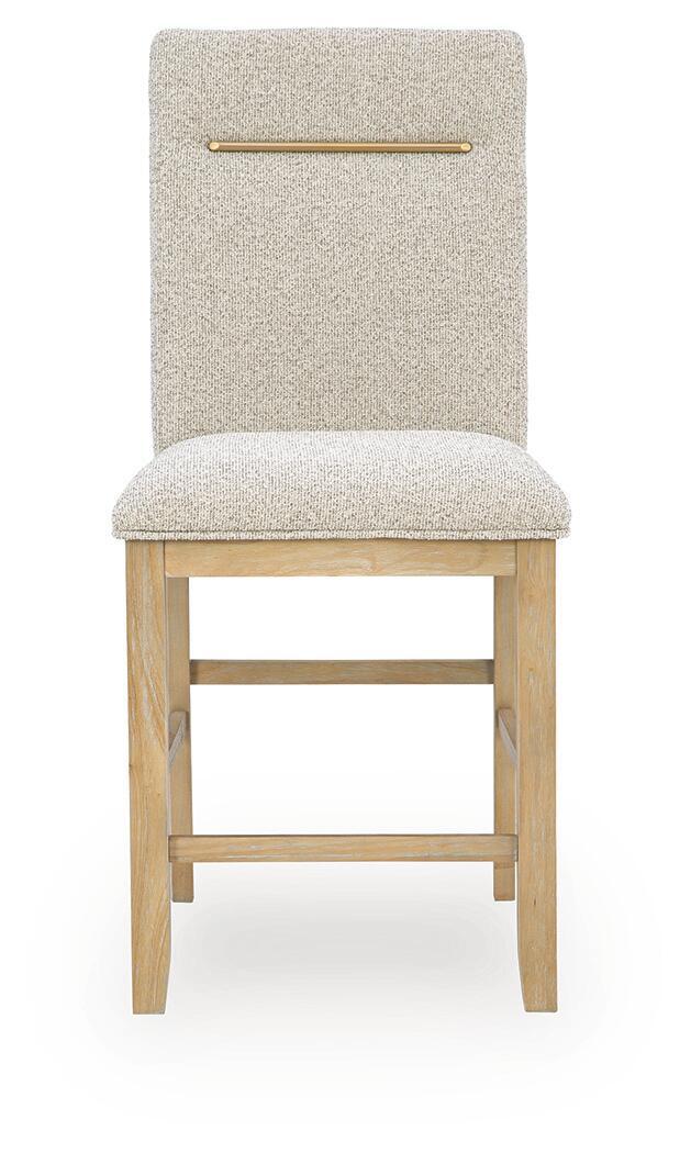 Lasinger - Upholstered Barstool (Set of 2) - Light Brown image 3
