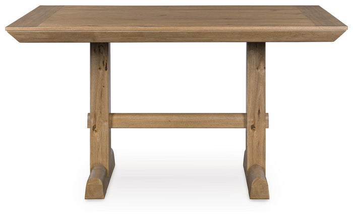 Ridgester - Rectangular Dining Room Counter Table - Light Brown image 2
